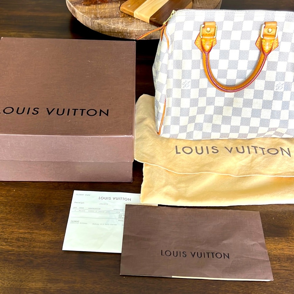 - LV- Speedy 25 - Damier Azur